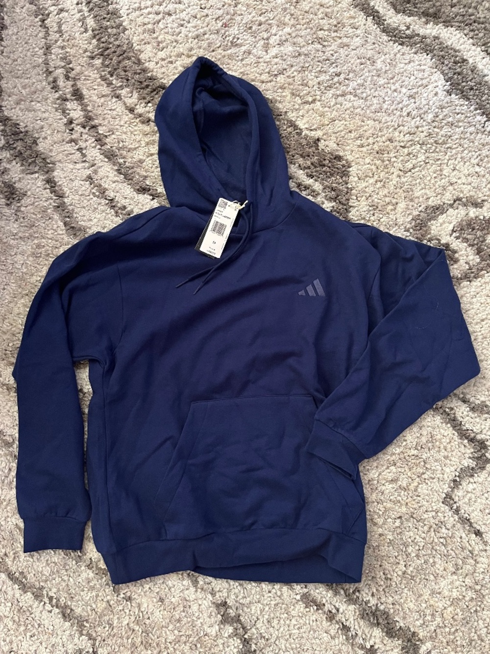 adidas hoodie M navy